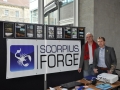 G. Lange und Roman Hoffmann auf dem Stand von SCORPIUS FORGE