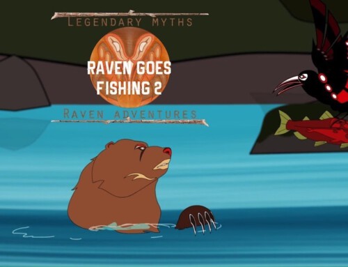 Raven Goes Fishing